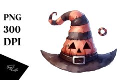 Funny Simple Haloween Watercolor Clipart Product Image 3