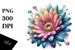 Glossy Gerbera PNG Product Image 1
