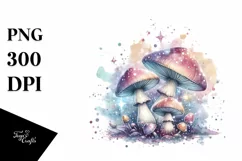 Detailed Magical Mushroom PNG Product Image 3