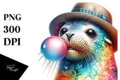 Quirky Seal Blowing Chewing Gum | Fun and Vibrant Theme Product Image 3