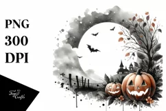 Simple Jack-O'-Lantern Clipart, Transparent PNG Product Image 1