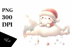 Charming Cute Santa PNG Product Image 1