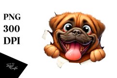 Funny Mastiff Popping Eyes | Clipart Product Image 1