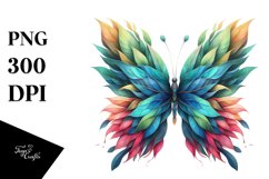 Vibrant Abstract Butterfly PNG Product Image 3