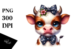 Disgusted Baby Cow PNG Product Image 1