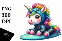 Baby Unicorn Wrestler PNG Product Image 3
