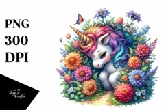 Baby Unicorn Hide Seek PNG Product Image 1