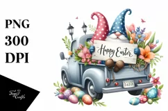 Easter Gnomes Clipart |T-shirt, Mug PNG Product Image 8