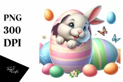 Watercolor Colorful Easter Clipart |T-shirt, Mug, Tumbler Product Image 3