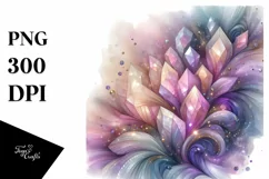 Shiny Diamond Lavender PNG Product Image 1