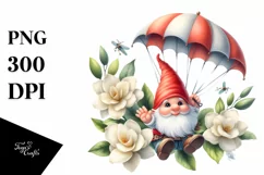 Air Gnome Gardenia Parachute | Clipart Product Image 1