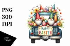 Easter Bunny Clipart |T-shirt, Mug PNG Product Image 1