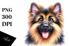 Cute German Shepherd PNG Product Image 1