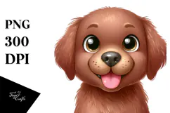 Happy Beagle, Watercolor PNG Product Image 1