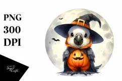 Cute Baby Macaw for Halloween PNG Product Image 3