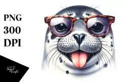 Detailed Seal Tongue Smiling | Clipart Product Image 1