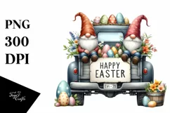Easter Gnomes Clipart |T-shirt, Mug PNG Product Image 8