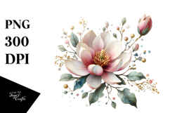 Magnolia, Intricate PNG Product Image 1