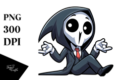 Goofy Reaper Sitting, PNG Product Image 1