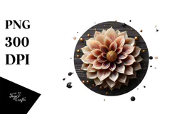 Abstract y Dahlia, Transparent PNG Product Image 1