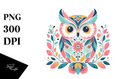 Colorful Owlfloral Product Image 1