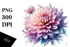 Detailed Shiny Dahlia Made of Transparent PNG Product Image 3