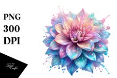 Detailed Shiny Dahlia Made of Transparent PNG Product Image 3