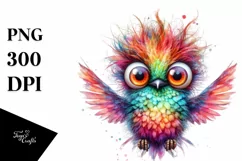 Baby Hummingbird Crazy Eyes | Clipart Product Image 1