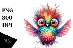 Baby Hummingbird Crazy Eyes | Clipart Product Image 1
