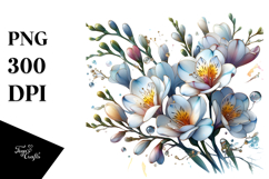 Freesia Made of -Like Material, High-Res PNG Product Image 1