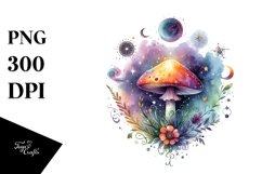 Colorful Magical Mushroom Splash | Sublimation Clipart Product Image 3