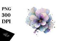 Glossy Pansy PNG Product Image 1