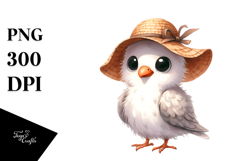 Funny Baby Dove Standing | Clipart Product Image 1