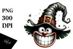 Goofy Smile Halloween Hat | Sublimation Clipart Product Image 3