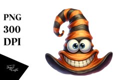 Goofy Smile Hat Halloween Clipart Product Image 1