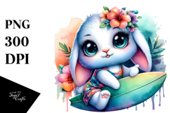 Playful Baby Bunny PNG Product Image 1