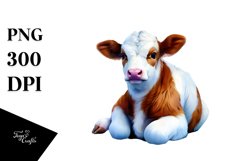 Colorful Baby Cow Dojo PNG Product Image 1