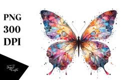 Butterfly Splash Painting PNG Product Image 1