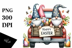 Easter Gnomes Clipart |T-shirt, Mug PNG Product Image 8