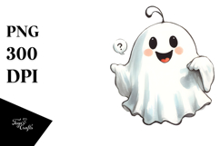 Funny Simple Ghost PNG Product Image 1