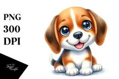 Happy Beagle PNG Product Image 1