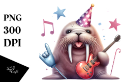 Cute Baby Walrus PNG Product Image 1
