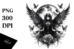 Detailed Gothic Fairy PNG Product Image 1