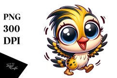 Colorful Baby Woodpecker Dancing Clipart Product Image 3