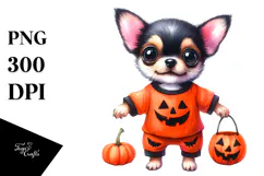 Expressive Baby Chihuahua, PNG Product Image 1