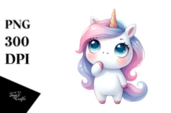 Funny Simple Unicorn PNG Product Image 1