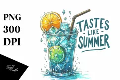 Icy Cold Drink Tastes Like Summer PNG Product Image 3