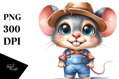 Baby Mouse Big Eyes Sun Hat | Clipart Product Image 1