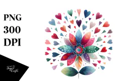 Sweet Heart Flower PNG Product Image 1