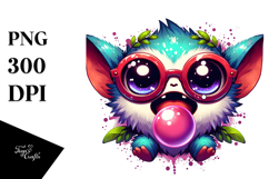 Funny Mini Banshee with Sunglasses PNG Product Image 1